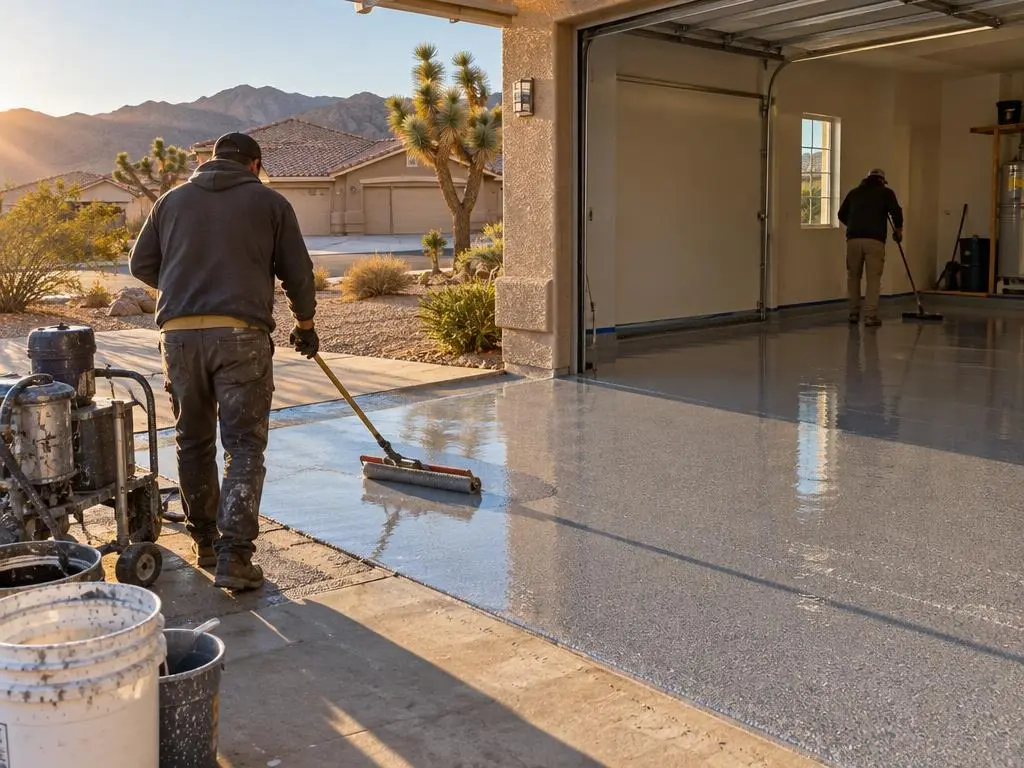 Garage Floor Epoxy in Victorville, CA
